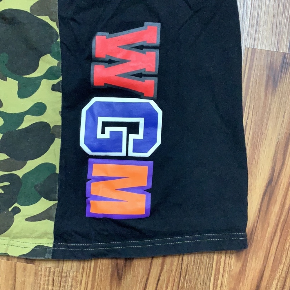 A Bathing Bape Women Split TShirt Camo/Black (M) - Picture 7 of 14